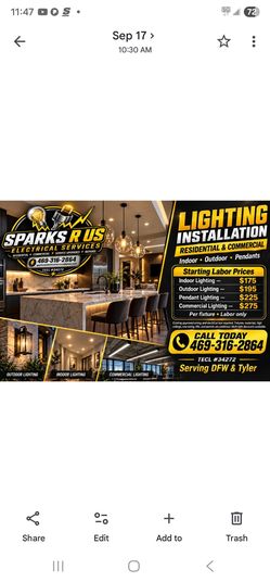 Sparks R Us Electrical Services