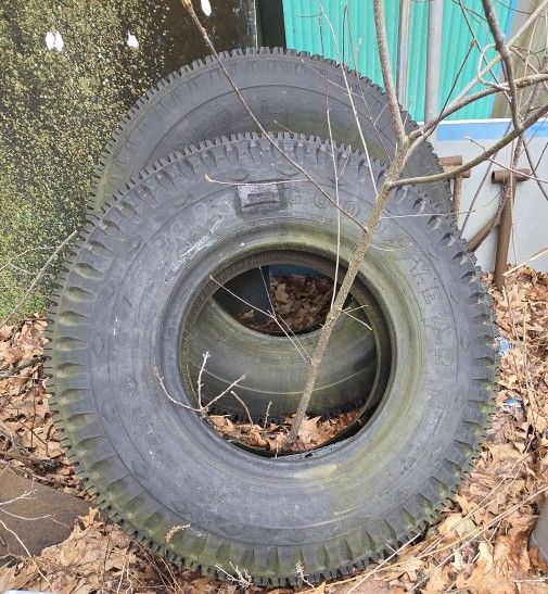 2 new retreaded tires