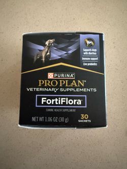 Purina Pro Plan Veterinary Supplements FortiFlora Daily Probiotics for Dogs, Helps Digestive Gut