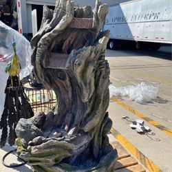 Tree Trunk Style Water-fountain 