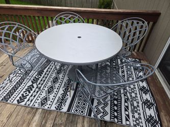Free patio table and chairs