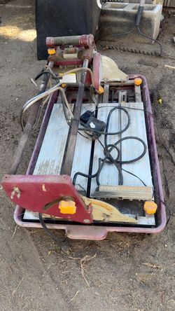 Chicago powered electric tools 7" bridge tile saw cutter