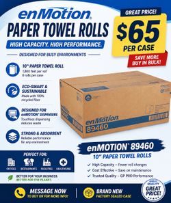 GP PRO enMotion® 10” Roll Towels – Part #89460