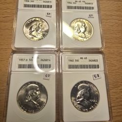 Franklin Half Dollar Lot