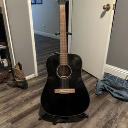 Fender Guitar With Strap