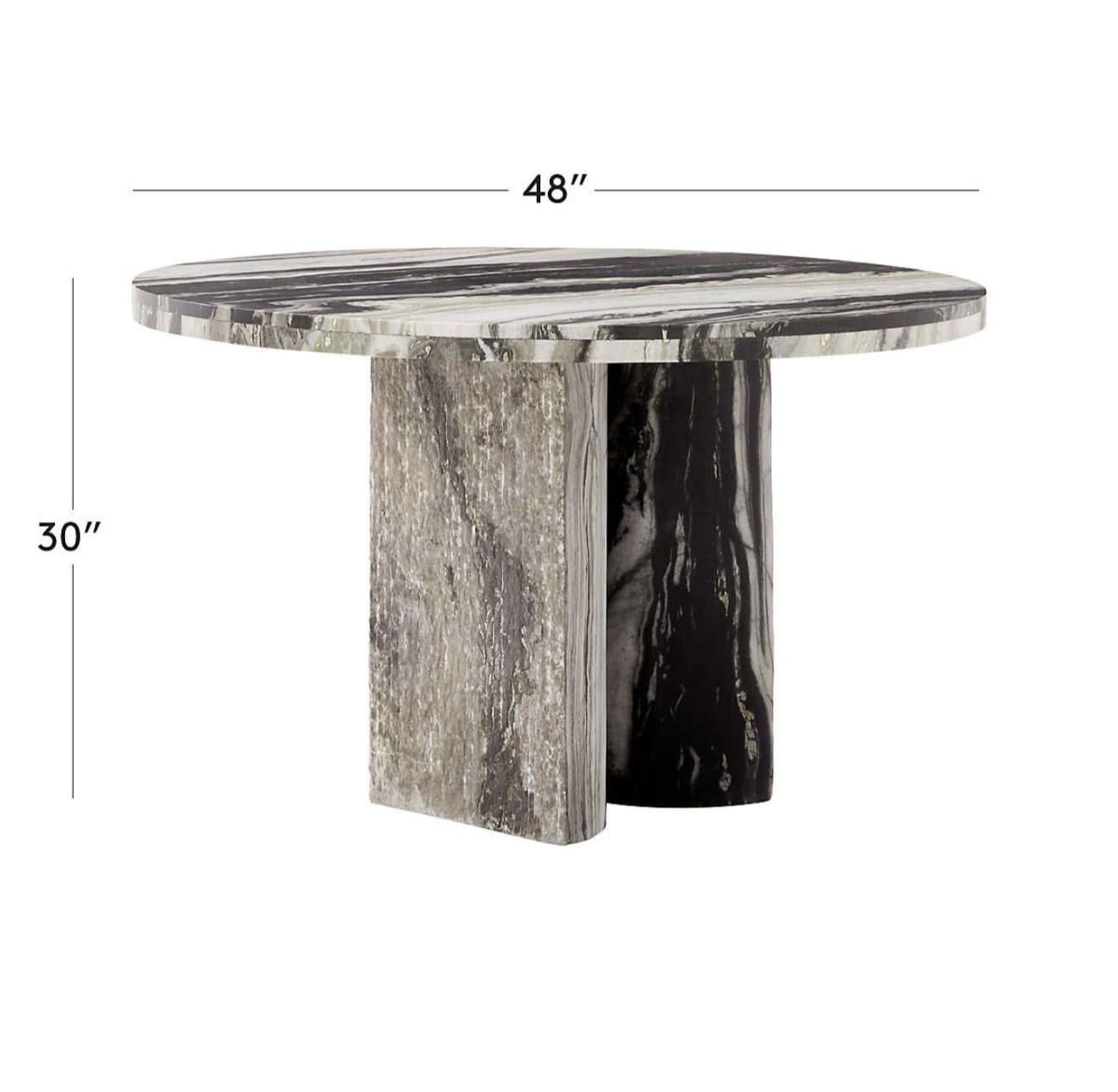 CB2 Marble Dining Table