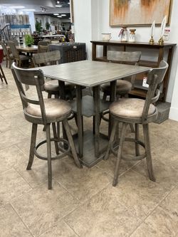 4-Piece Counter Height Dining Set