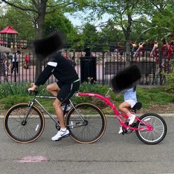 52cm City Bike + 20 Inches Bike Trailer 