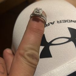 10 karat white gold wedding set one carat