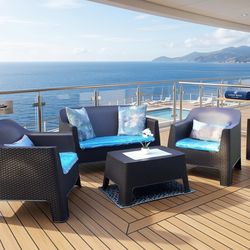 Patio furniture sofa set - juego de sofa para patio