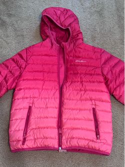 Girls Eddie Bauer reversible puffer jacket