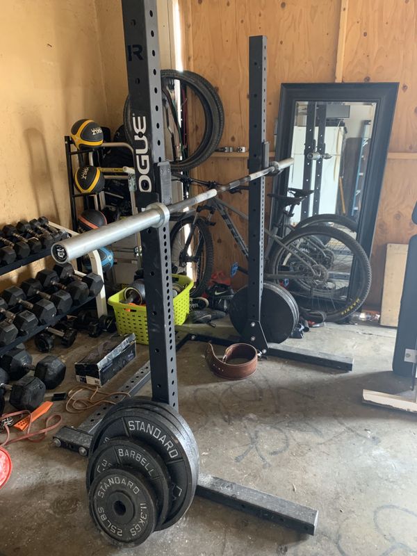 Rogue Squat Stand Sml1/ barbell weights/ Rogue OPB for Sale in Los