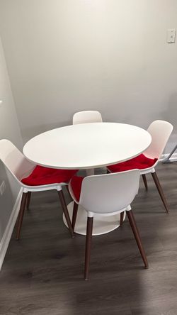 ikea chairs and table