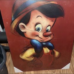 Disney 23 x 16” Pinocchio canvas art