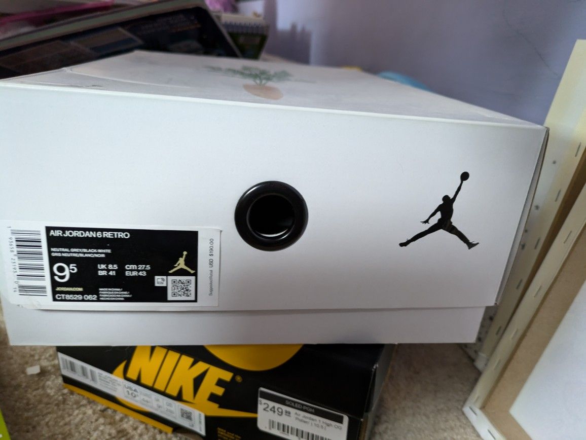 Jordans retro 6 9.5 mens