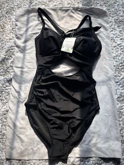 Black One Piece Bathing Suit