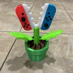 Nintendo Switch Plant Piranha Plant JoyCon Grip Cartridge Holder New