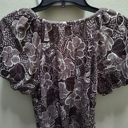 Chenault Puff Sleeve Top Size M