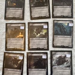 Set Of 9 Nazgûl MTG Cards