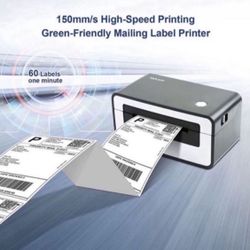 NefLaca Thermal Label Printer,4x6 High Speed USB Shipping Label Printer Commercial Direct Thermal Label Maker One Click Setup Compatible with Amazon, 