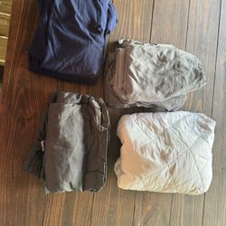 Twin XL Dorm Mattress Pad (1) & 4 Sheet Sets