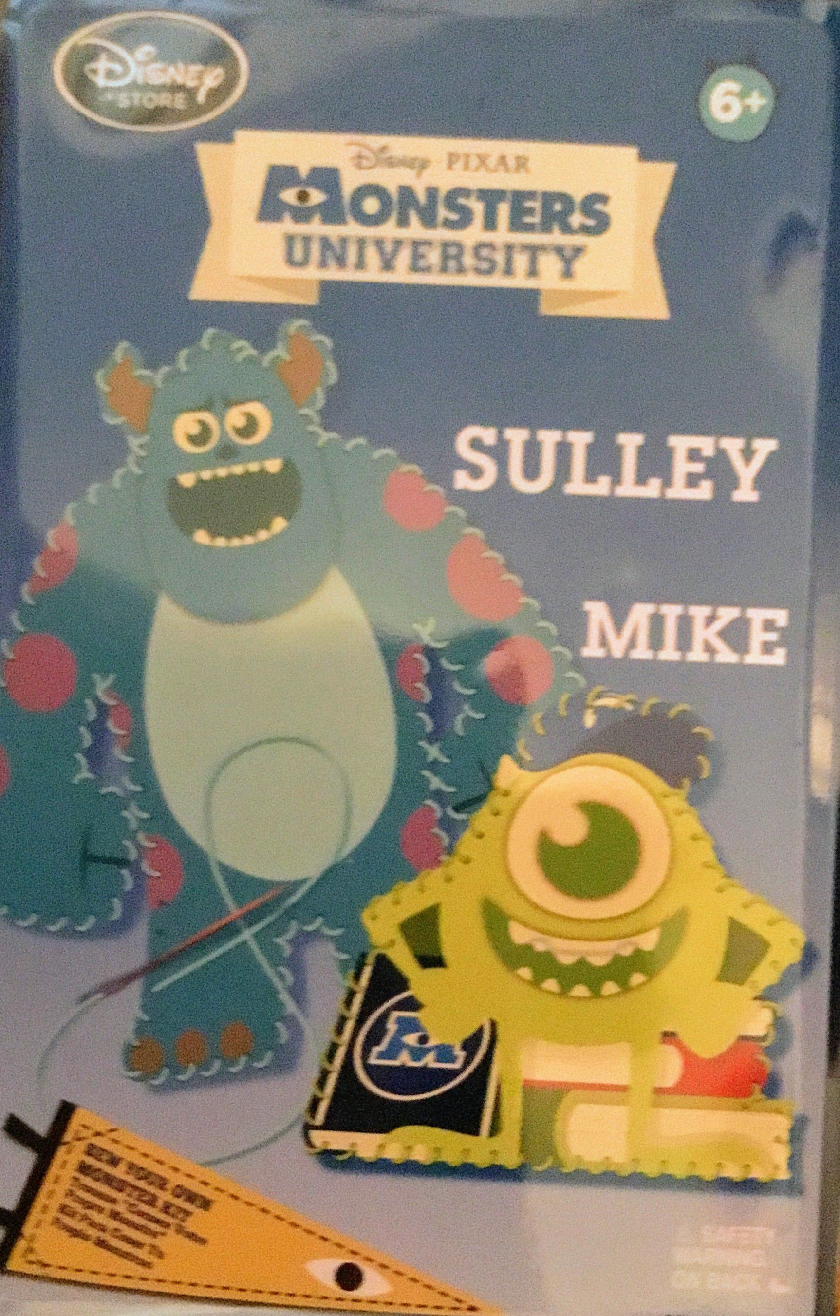 NEW DISNEY MONSTER UNIVERSITY CRAFT KIT Mike and Sully and PUZZLE DISNEY INSIDE OUT PUZZLE