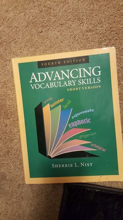 Advancing vocabulary skills
