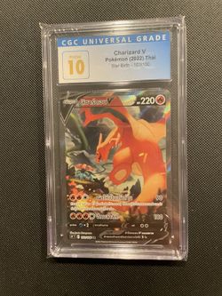 THAI Charizard V ALT Art CGC 10 *PRISTINE* Pokemon Star Birth 103/100 Brilliant Stars Sword Shield Zard Full FA Slab PSA BGS Graded