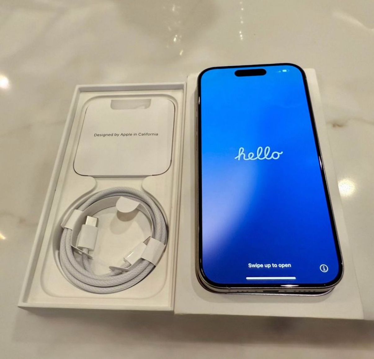 iPhone 15 Pro 512 GB White Titanium W Box Unlocked