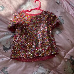 3-4T Girl sparkle close