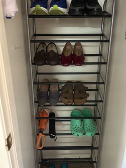 ~9 Tier Metal Shoe Rack