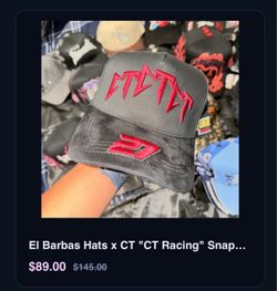 El Barbas x CT Racing Snapback Hat
