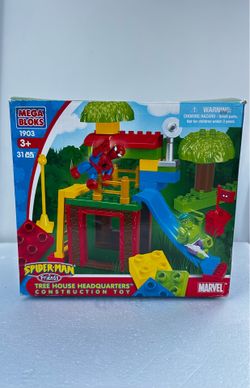 Vintage Mega Bloks Marvel Spider-Man Tree House Set (1903) + Extra Figures Lot