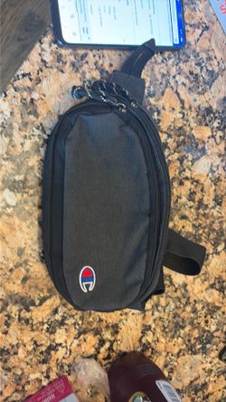 Champion Black Crossbody Sling Bag – Adjustable Strap – Excellent Condition