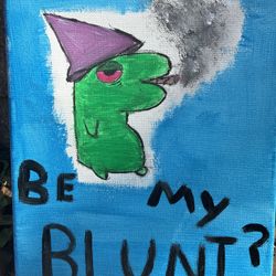 Hand painted Smiling Friends Valentines Day Gift