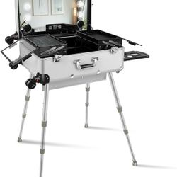 Aluminum Trolley Makeup Case