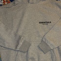 Essential Hoodie Size XS Color Dark Oatmeal 