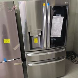LG INSTAVIEW FRENCH DOOR REFRIGERATOR WITH CRAFT ICE 30 CB FT K7