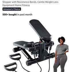 OLIXIS Mini Twist Stepper with Resistance Bands