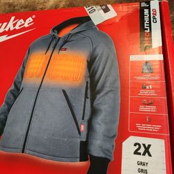 Millwake M12 Heated Hoodie Kit 1 Baterie And Charger $100. 2xl New