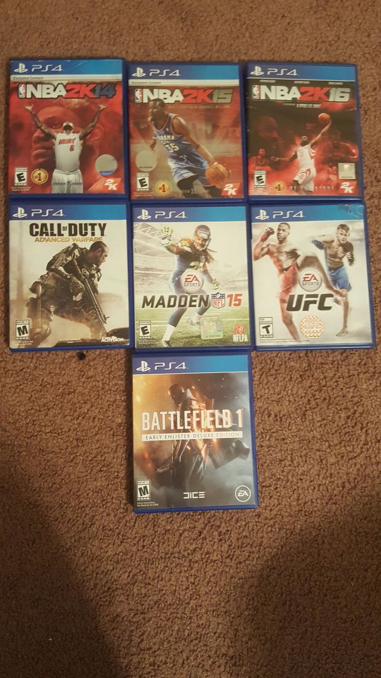 PS4 games