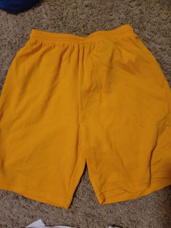 Yellow Adult Shorts
