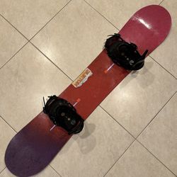 151 cm Burton Snowboard with Burton EST Bindings