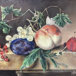 Hand-painted, still life 16x12 