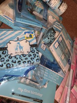 Boy or Girl baby shower supplies