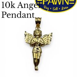 10k Angel Pendant