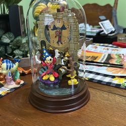 Disney Mickey Mouse Fantasia Domed Anniversary Clock