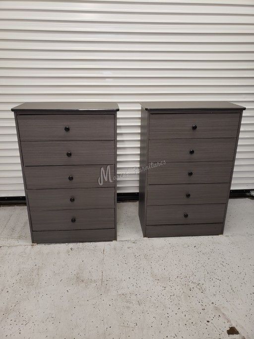 Gray Matte Bedroom Dressers!
