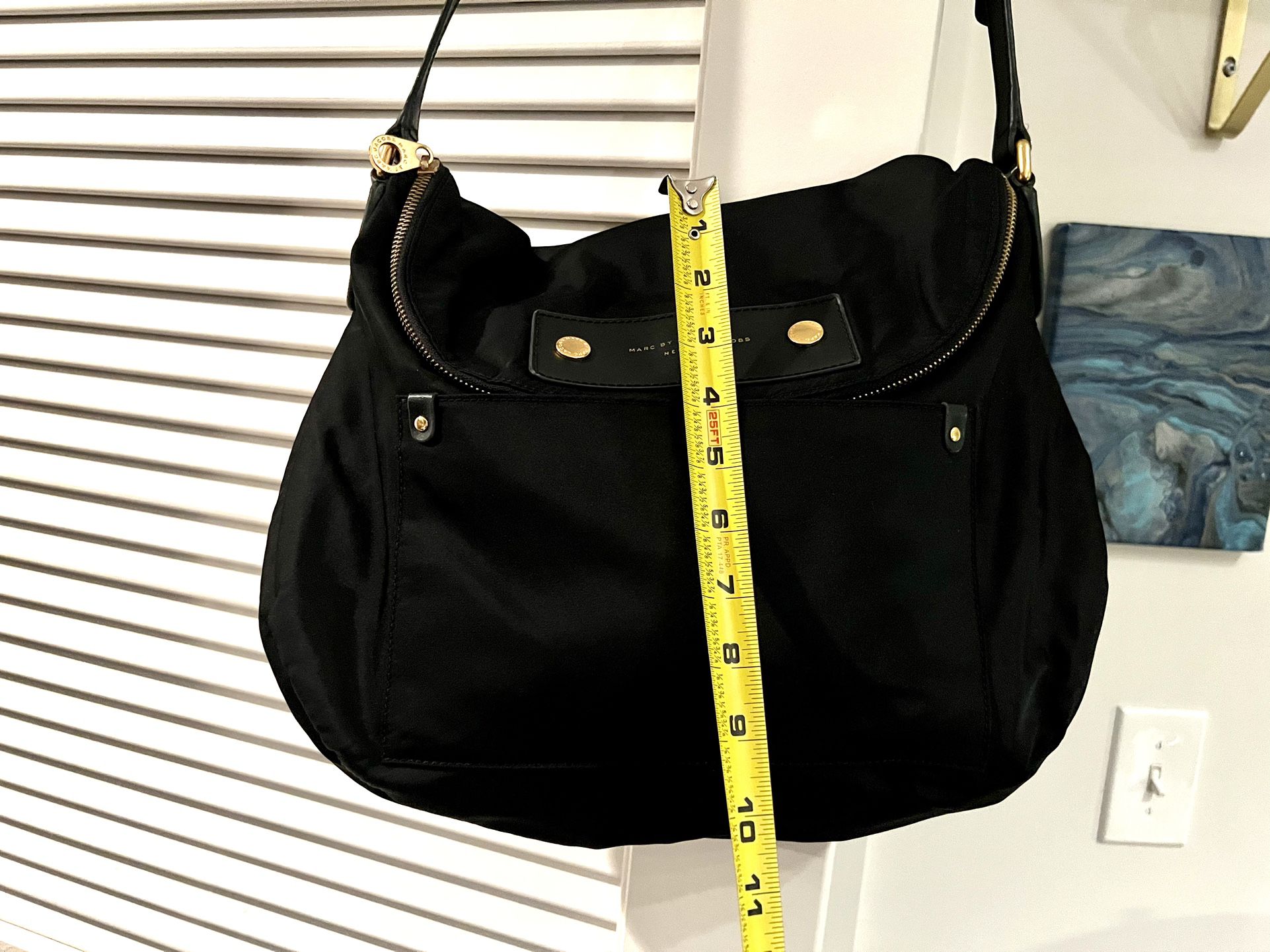 Marc by Marc Jacobs Black Nylon Crossbody Handbag