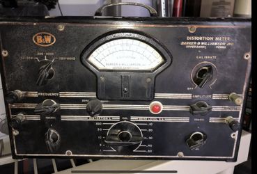Ham Radio Barker & Williamson Distortion Meter 